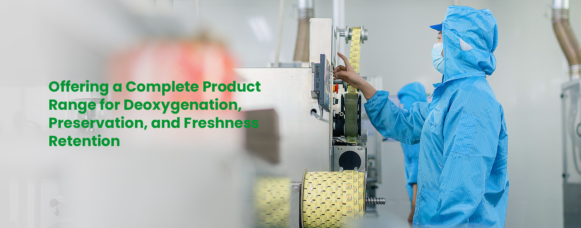 Offering a Complete Product Preservation, and Freshness Range for Deoxygenation, Retention